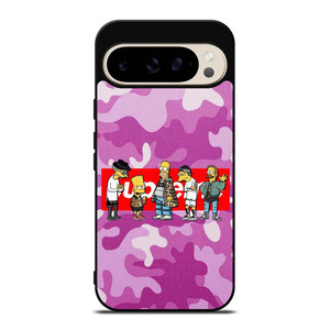 SUPREME THE SIMPSONS CAMO PURPLE Google Pixel 9 Pro Case Cover SUPREME THE SIMPSONS CAMO PURPLE Google Pixel 9 Pro Case Cover