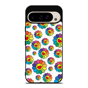 TAKASHI MURAKAMI FLOWER PATTERN Google Pixel 9 Pro Case Cover TAKASHI MURAKAMI FLOWER PATTERN Google Pixel 9 Pro Case Cover