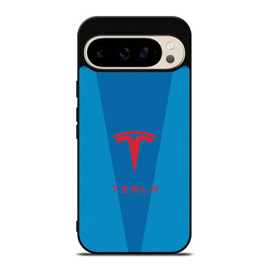 TESLA BLUE LOGO Google Pixel 9 Pro Case Cover TESLA BLUE LOGO Google Pixel 9 Pro Case Cover
