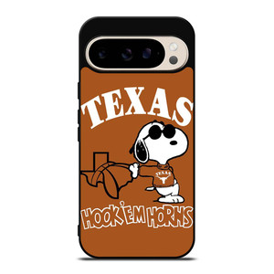 TEXAS LONGHORNS FOOTBALL SNOOPY Google Pixel 9 Pro Case Cover TEXAS LONGHORNS FOOTBALL SNOOPY Google Pixel 9 Pro Case Cover