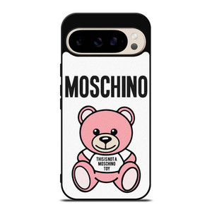 THIS IS NOT MOSCHINO TOY BEAR PINK Google Pixel 9 Pro Case Cover THIS IS NOT MOSCHINO TOY BEAR PINK Google Pixel 9 Pro Case Cover