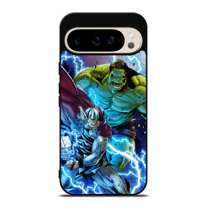 THOR VS HULK MARVEL CARTOON Google Pixel 9 Pro Case Cover THOR VS HULK MARVEL CARTOON Google Pixel 9 Pro Case Cover