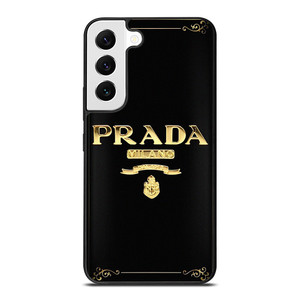 PRADA MILANO GOLD Samsung Galaxy S22 Case Cover PRADA MILANO GOLD Samsung Galaxy S22 Case Cover