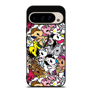 TOKIDOKI UNICORN COLLAGE Google Pixel 9 Pro Case Cover TOKIDOKI UNICORN COLLAGE Google Pixel 9 Pro Case Cover