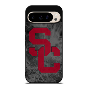 USC TROJANS FOOTBALL SMOKED LOGO Google Pixel 9 Pro Case Cover USC TROJANS FOOTBALL SMOKED LOGO Google Pixel 9 Pro Case Cover