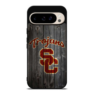 USC TROJANS WOOD LOGO Google Pixel 9 Pro Case Cover USC TROJANS WOOD LOGO Google Pixel 9 Pro Case Cover