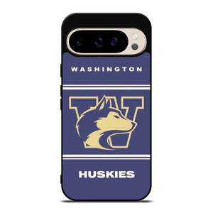 WASHINGTON HUSKIES FOOTBALL LOGO Google Pixel 9 Pro Case Cover WASHINGTON HUSKIES FOOTBALL LOGO Google Pixel 9 Pro Case Cover