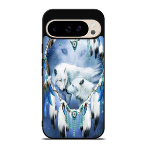 WHITE WOLF DREAMCATCHER Google Pixel 9 Pro Case Cover WHITE WOLF DREAMCATCHER Google Pixel 9 Pro Case Cover