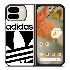 ADIDAS LOGO WHITE Google Pixel 9 Pro Fold Case Cover ADIDAS LOGO WHITE Google Pixel 9 Pro Fold Case Cover