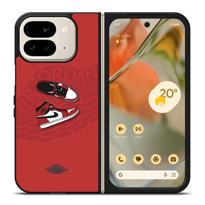 AIR JORDAN 1 SNEAKERS RED Google Pixel 9 Pro Fold Case Cover