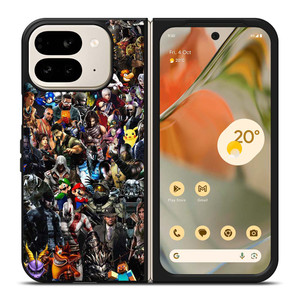 ALL GAMES CROSSOVER Google Pixel 9 Pro Fold Case Cover ALL GAMES CROSSOVER Google Pixel 9 Pro Fold Case Cover