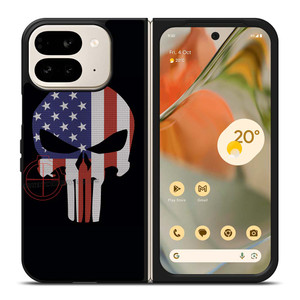 AMERICAN FLAG PUNISHER Google Pixel 9 Pro Fold Case Cover