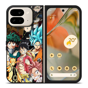 ANIME CARTOON CROSSOVER Google Pixel 9 Pro Fold Case Cover ANIME CARTOON CROSSOVER Google Pixel 9 Pro Fold Case Cover