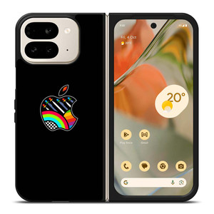 APPLE RAINBOW LOGO Google Pixel 9 Pro Fold Case Cover APPLE RAINBOW LOGO Google Pixel 9 Pro Fold Case Cover