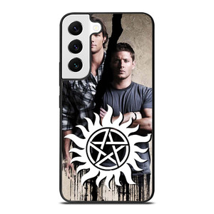 SAM AND DEAN WINCHESTER SUPERNATURAL LOGO  Samsung Galaxy S22 Case Cover