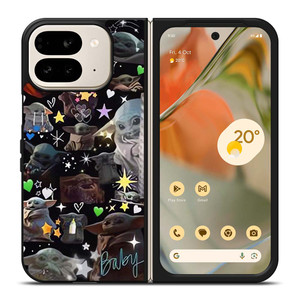 BABY YODA STAR WARS COLLAGE 2 Google Pixel 9 Pro Fold Case Cover