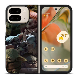 BABY YODA STAR WARS COLLAGE Google Pixel 9 Pro Fold Case Cover BABY YODA STAR WARS COLLAGE Google Pixel 9 Pro Fold Case Cover