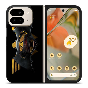 BATMAN WONDER WOMAN METAL LOGO Google Pixel 9 Pro Fold Case Cover