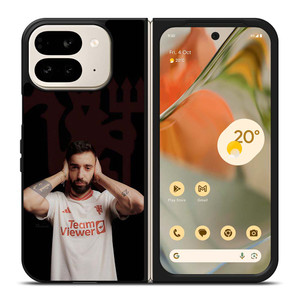 BRUNO FERNANDES MANCHESTER UNITED RED DEVILS Google Pixel 9 Pro Fold Case Cover