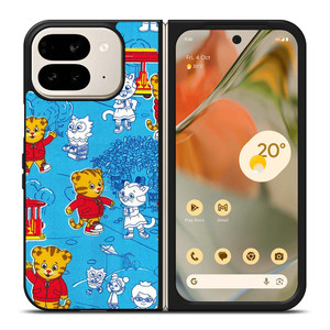 DANIEL TIGER PATTERN Google Pixel 9 Pro Fold Case Cover DANIEL TIGER PATTERN Google Pixel 9 Pro Fold Case Cover
