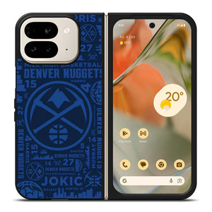 DENVER NUGGETS NBA BASKETBALL COLLAGE Google Pixel 9 Pro Fold Case Cover