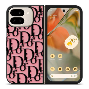 DIOR PINK PATTERN Google Pixel 9 Pro Fold Case Cover DIOR PINK PATTERN Google Pixel 9 Pro Fold Case Cover