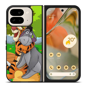 EEYORE AND TIGER WINNIE THE POOH CARTOON Google Pixel 9 Pro Fold Case Cover EEYORE AND TIGER WINNIE THE POOH CARTOON Google Pixel 9 Pro Fold Case Cover