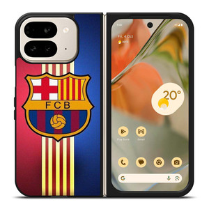 FC BARCELONA STRIPE LOGO Google Pixel 9 Pro Fold Case Cover