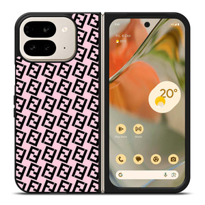 FENDI ROMA PINK Google Pixel 9 Pro Fold Case Cover FENDI ROMA PINK Google Pixel 9 Pro Fold Case Cover