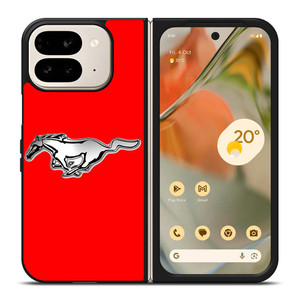 FORD MUSTANG RED EMBLEM Google Pixel 9 Pro Fold Case Cover FORD MUSTANG RED EMBLEM Google Pixel 9 Pro Fold Case Cover
