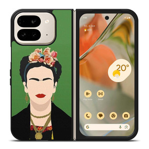 FRIDA KAHLO FLAT ILLUSTRATION Google Pixel 9 Pro Fold Case Cover