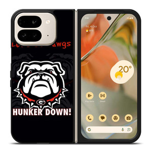 GEORGIA BULLDOGS FOOTBALL HUNKER DOWN Google Pixel 9 Pro Fold Case Cover