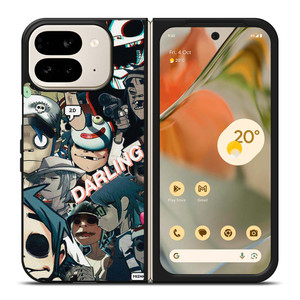 GORILLAZ BAND COLLAGE ICON Google Pixel 9 Pro Fold Case Cover GORILLAZ BAND COLLAGE ICON Google Pixel 9 Pro Fold Case Cover