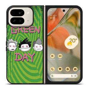 GREEN DAY ROCK BAND CARTOON ICON Google Pixel 9 Pro Fold Case Cover