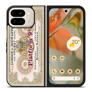 HARRY POTTER TICKETS PLATFORM NINE AND THREE QUARTERS Google Pixel 9 Pro Fold Case Cover