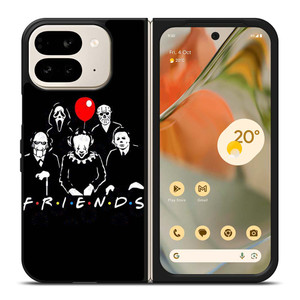 HORROR MOVIES FRIENDS FUNNY 2 Google Pixel 9 Pro Fold Case Cover HORROR MOVIES FRIENDS FUNNY 2 Google Pixel 9 Pro Fold Case Cover