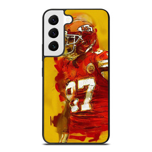 TRAVIS KELCE KANSAS CITY CHIEFS ART Samsung Galaxy S22 Case Cover TRAVIS KELCE KANSAS CITY CHIEFS ART Samsung Galaxy S22 Case Cover
