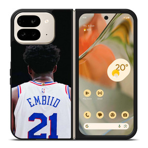 JOEL EMBIID NBA PHILADELPHIA 76ERS Google Pixel 9 Pro Fold Case Cover