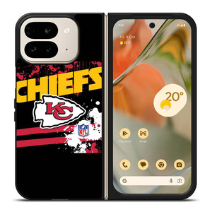 KANSAS CITY CHIEFS NFL FOOTBALL TEAM Google Pixel 9 Pro Fold Case Cover KANSAS CITY CHIEFS NFL FOOTBALL TEAM Google Pixel 9 Pro Fold Case Cover