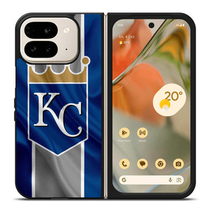 KANSAS CITY ROYALS FLAG LOGO Google Pixel 9 Pro Fold Case Cover KANSAS CITY ROYALS FLAG LOGO Google Pixel 9 Pro Fold Case Cover