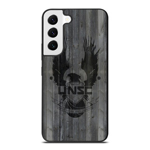 UNITED NATIONS SPACE COMMAND WOOD LOGO  Samsung Galaxy S22 Case Cover