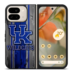 KENTUCKY WILDCATS WOODEN LOGO Google Pixel 9 Pro Fold Case Cover