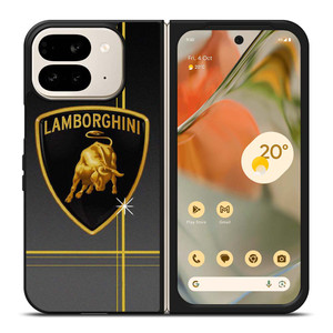 LAMBORGHINI LOGO SUPER CAR EMBLEM Google Pixel 9 Pro Fold Case Cover LAMBORGHINI LOGO SUPER CAR EMBLEM Google Pixel 9 Pro Fold Case Cover