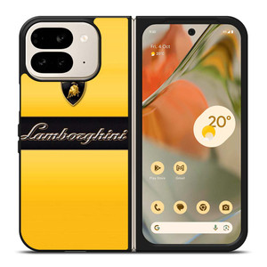 LAMBORGHINI YELLOW LOGO Google Pixel 9 Pro Fold Case Cover