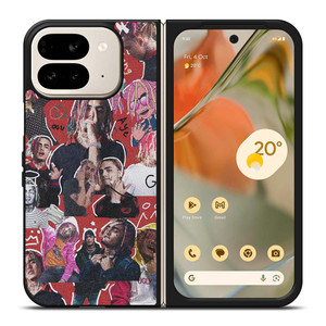 LIL PUMP RAPPER COLLAGE Google Pixel 9 Pro Fold Case Cover LIL PUMP RAPPER COLLAGE Google Pixel 9 Pro Fold Case Cover