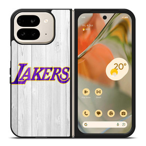 LOS ANGELES LA LAKERS WHITE WOOD Google Pixel 9 Pro Fold Case Cover LOS ANGELES LA LAKERS WHITE WOOD Google Pixel 9 Pro Fold Case Cover