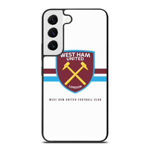 WEST HAM UNITED FOOTBALL CLUB LONDON Samsung Galaxy S22 Case Cover WEST HAM UNITED FOOTBALL CLUB LONDON Samsung Galaxy S22 Case Cover