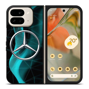 MERCEDES BENZ POLYGONAL LOGO Google Pixel 9 Pro Fold Case Cover MERCEDES BENZ POLYGONAL LOGO Google Pixel 9 Pro Fold Case Cover