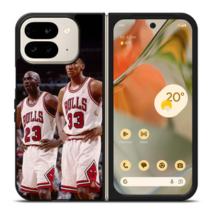 MICHAEL JORDAN X SCOTTIE PIPPEN CHICAGO BULLS Google Pixel 9 Pro Fold Case Cover MICHAEL JORDAN X SCOTTIE PIPPEN CHICAGO BULLS Google Pixel 9 Pro Fold Case Cover