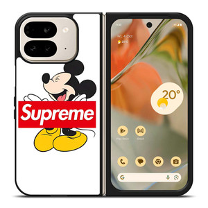 MICKEY MOUSE DISNEY SUPREME LOGO Google Pixel 9 Pro Fold Case Cover MICKEY MOUSE DISNEY SUPREME LOGO Google Pixel 9 Pro Fold Case Cover